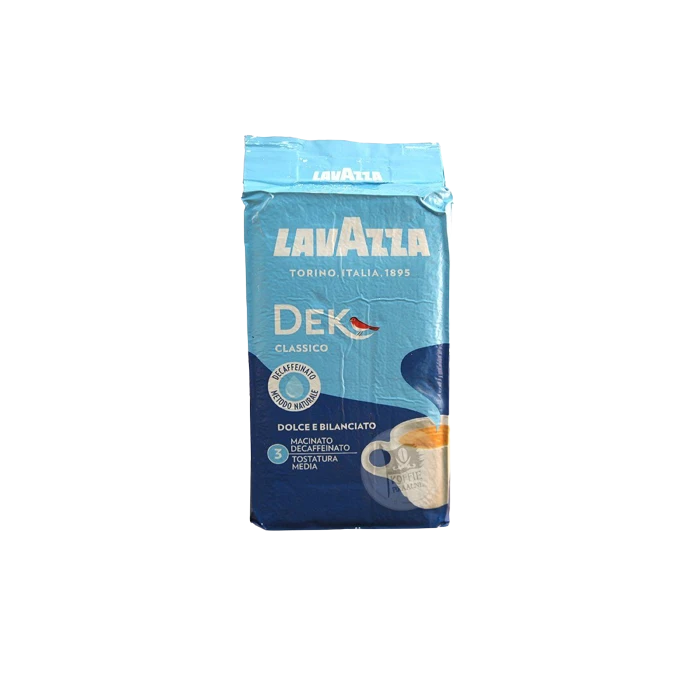 Lavazza Dek Decaffeinato Koffie CAFEÏNEVRIJ 250 G.